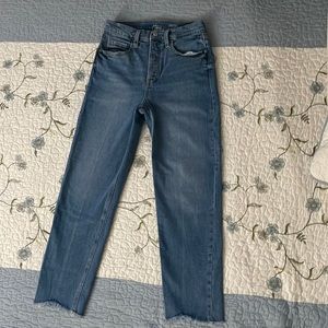 Old navy blue button up jeans (womens 4 with 4 total buttons)